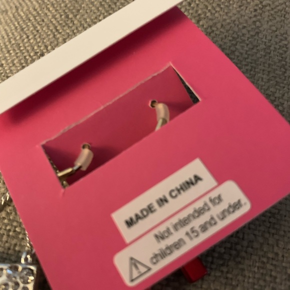 Betsey Johnson Red Shoe and Silver Handbag Earrings - Picture 5 of 5